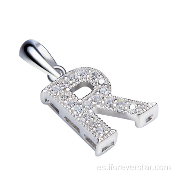 Iced Out Jewelry Pendant Inicials Pendant Charm Letra